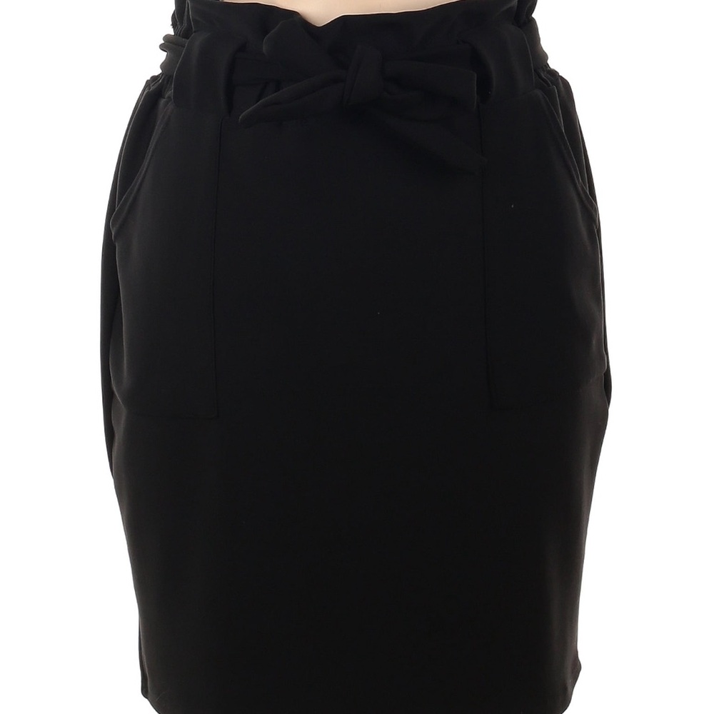 Maze Collection Elegant Black Women's Skirt